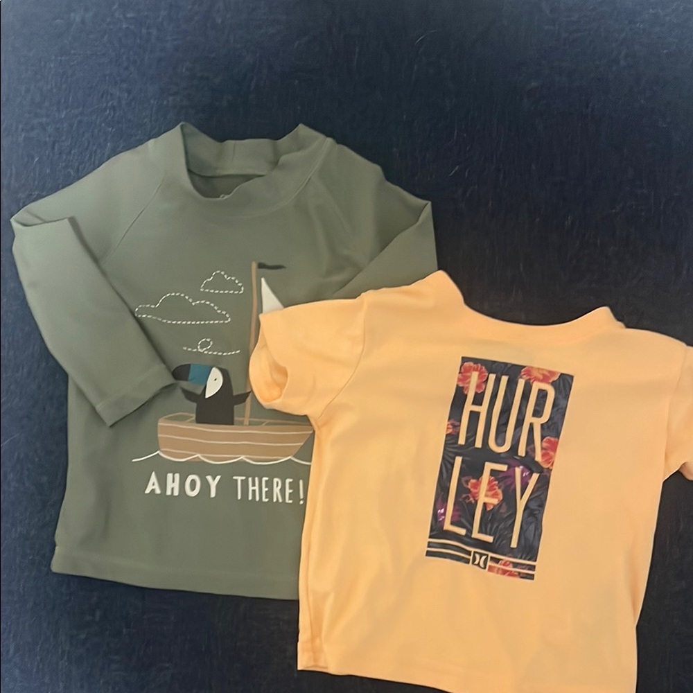 Long and short sleeve swim shirts